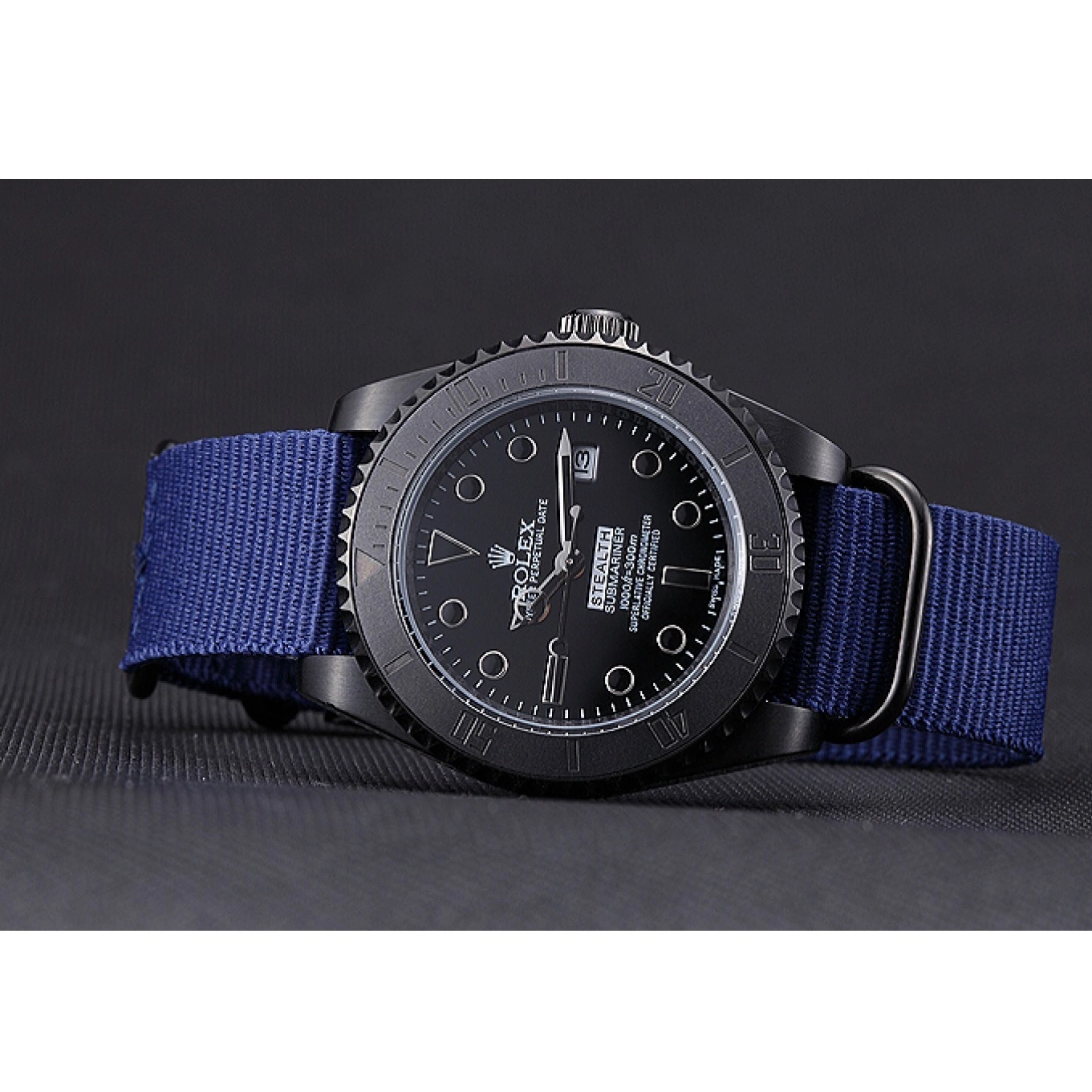 Aaa replica Stealth Rolex Submariner 621994 Blue 0527